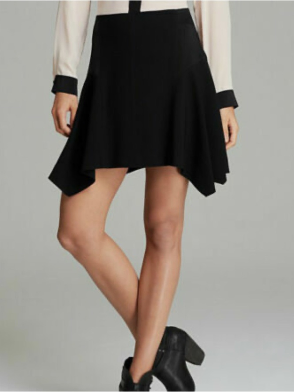 MARC BY MARC JACOBS Anya Crepe Flare Skirt Black